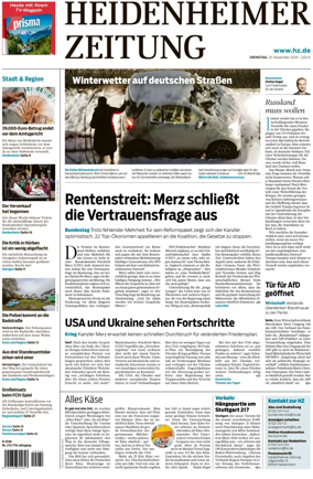 Cover of Heidenheimer Zeitung