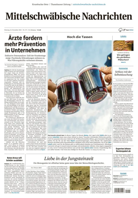 Cover of Mittelschwaebische Nachrichten