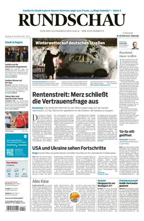 Cover of Rundschau für den Schwäbischen Wald – Der Kocherbote