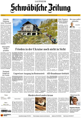 Cover of Schwabische Zeitung (Laupheim)