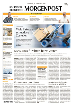Cover of Solinger Bergische Morgenpost/Remscheid
