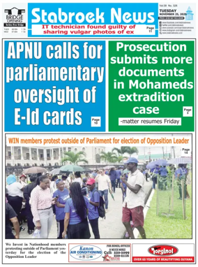 Cover of Stabroek News