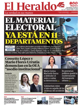 Cover of Diario El Heraldo