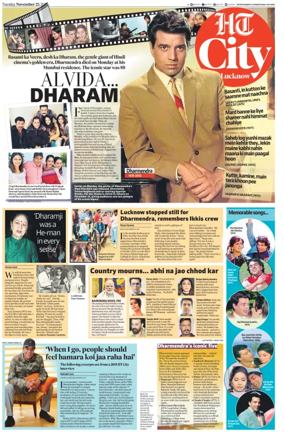 Cover of Hindustan Times (Lucknow) - Live
