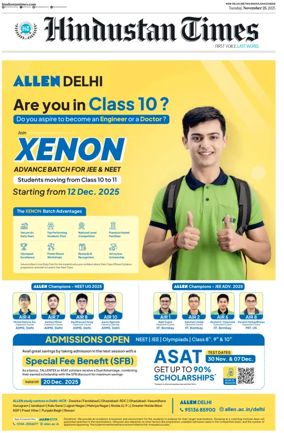 Cover of Hindustan Times ST (Noida)