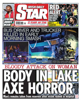 Cover of Irish Daily Star