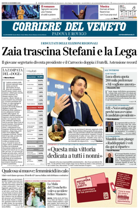 Cover of Corriere del Veneto (Padova e Rovigo)