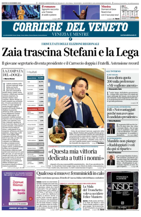 Cover of Corriere del Veneto (Venezia e Mestre)