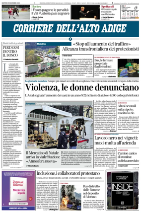 Cover of Corriere dell'Alto Adige
