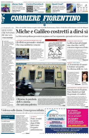 Cover of Corriere Fiorentino