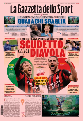 Cover of La Gazzetta dello Sport - Romana