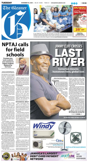 Cover of Jamaica Gleaner