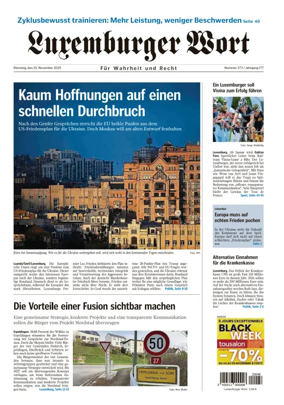 Cover of Luxemburger Wort