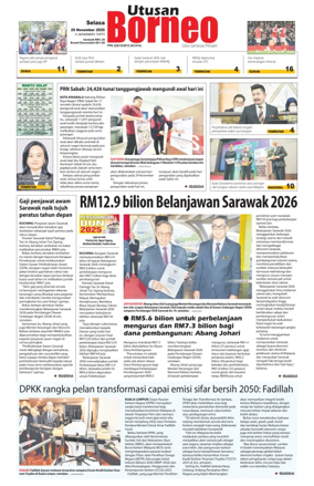 Cover of Utusan Borneo (Sarawak)