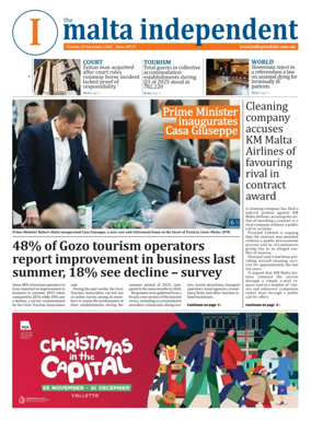 Cover of Malta Independent
