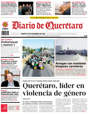 Cover of Diario de Queretaro