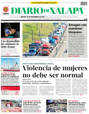 Cover of Diario de Xalapa