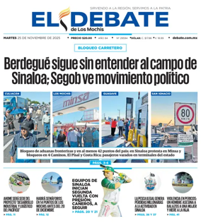 Cover of El Debate de Los Mochis