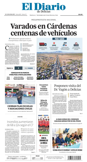 Cover of El Diario de Delicias