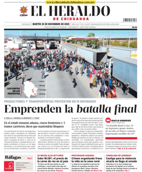 Cover of El Heraldo de Chihuahua