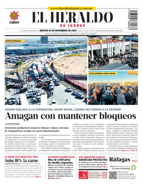 Cover of El Heraldo de Juarez