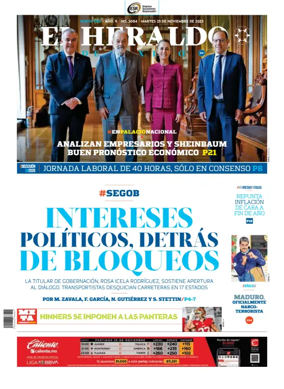 Cover of El Heraldo de Mexico