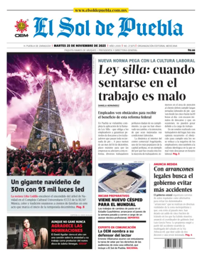 Cover of El Sol de Puebla