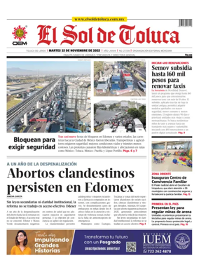 Cover of El Sol de Toluca