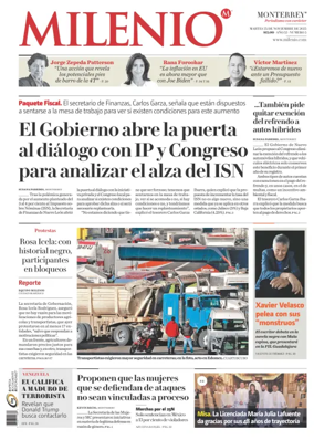 Cover of Milenio Monterrey
