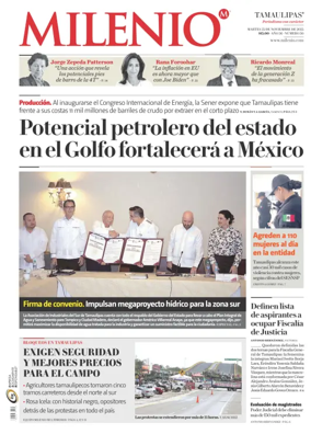 Cover of Milenio Tamaulipas