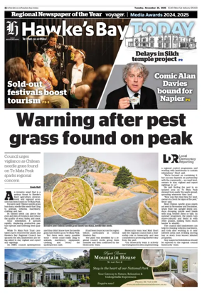 Cover of Hawke's Bay Today