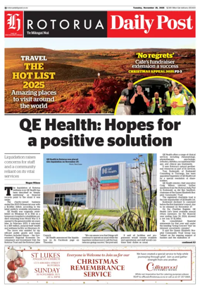 Cover of Rotorua Daily Post
