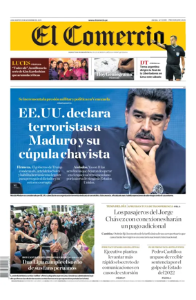 Cover of Diario El Comercio