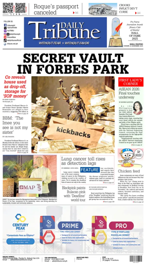 Cover of Daily Tribune (Philippines)