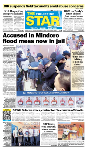 Cover of The Philippine Star