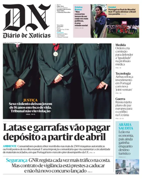 Cover of Diario de Noticias