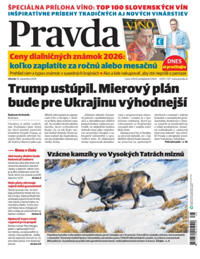 Cover of Pravda of Slovakia