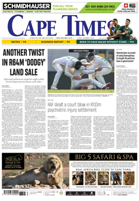 Cover of Cape Times