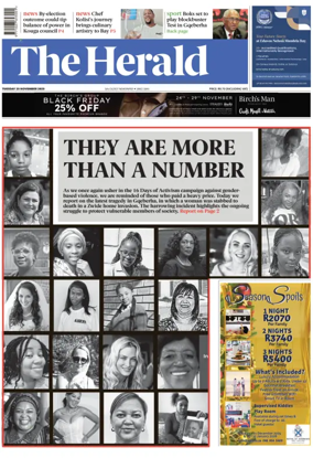 Cover of The Herald (South Africa)