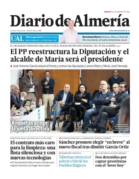 Cover of Diario de Almeria