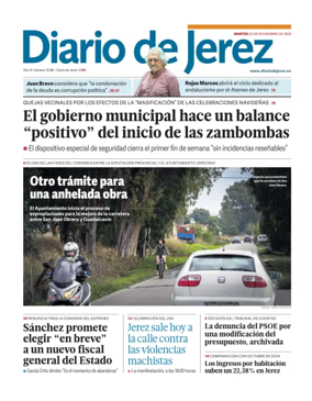 Cover of Diario de Jerez