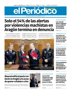 Cover of El Periódico Aragón