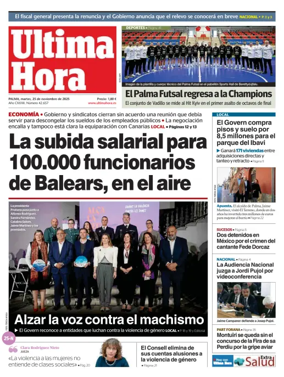 Cover of Ultima Hora