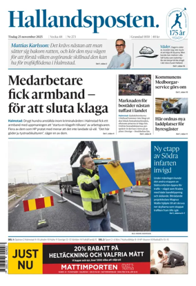 Cover of Hallandsposten
