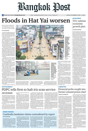 Cover of Bangkok Post