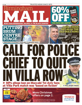 Cover of Birmingham Mail