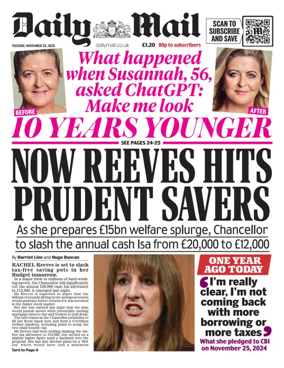 Cover of Daily Mail