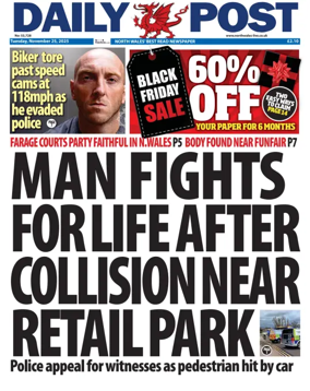 Cover of Daily Post (North Wales)