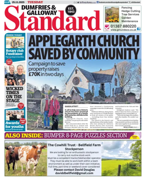 Cover of Dumfries & Galloway Standard