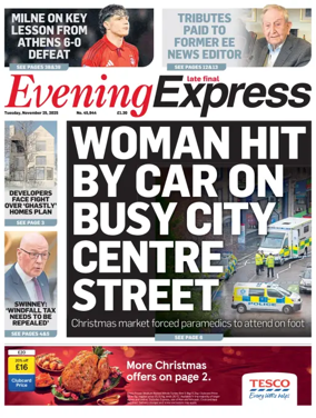 Cover of Evening Express (Extra Edition)